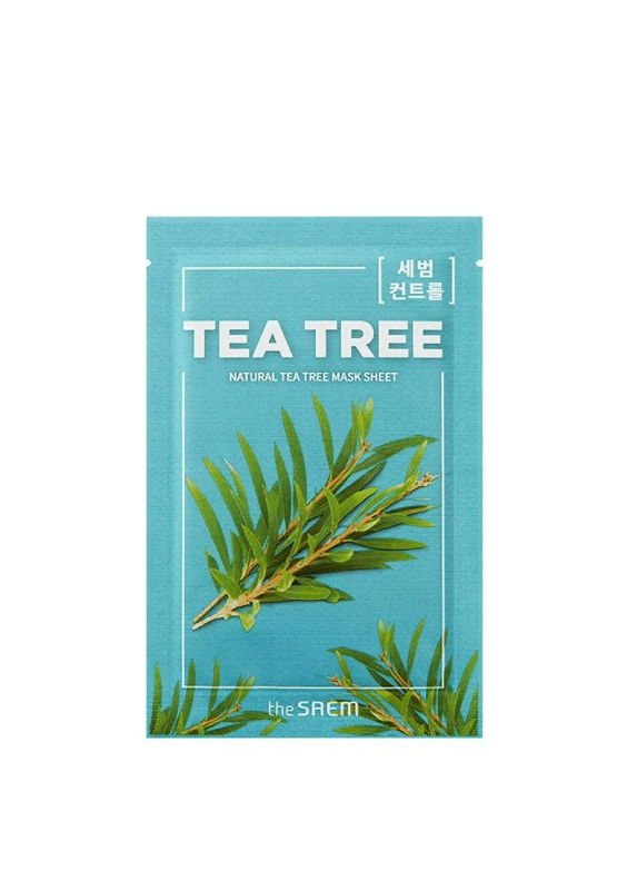 skincare-kbeauty-glowtime-The saem natural tea tree sheet mask