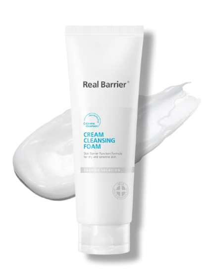 skincare-kbeauty-glowtime-Real Barrier cream cleansing foam