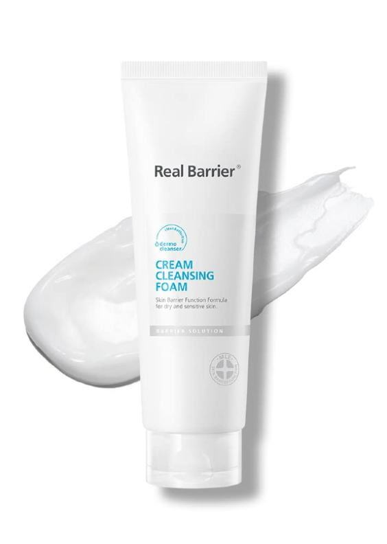 skincare-kbeauty-glowtime-Real Barrier cream cleansing foam