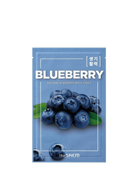 skincare-kbeauty-glowtime-the saem blueberry natural sheet mask