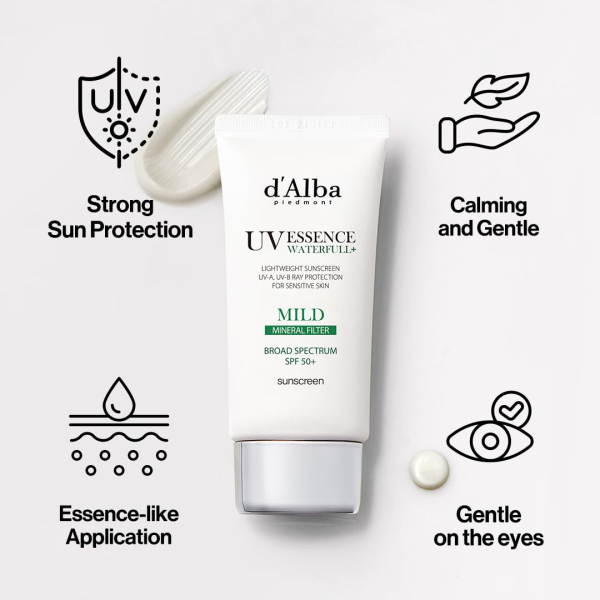 skincare-kbeauty-glowtime-dalba waterfull uv essence sun cream mild