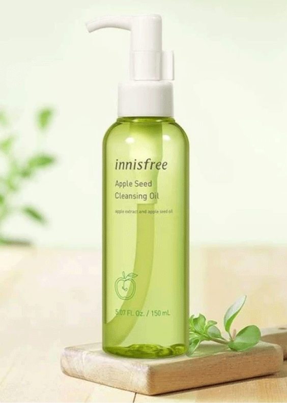 skincare-kbeuaty-glowtime-Innisfree Apple Seed cleansing Oil