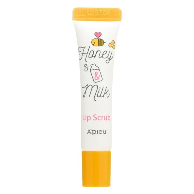 skincare-kbeauty-glowtime-apieu honey and milk lip scrub