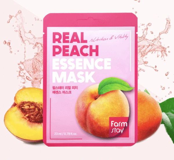 skincare-kbeauty-glowtime-FARM STARY Real Peach Essence Mask