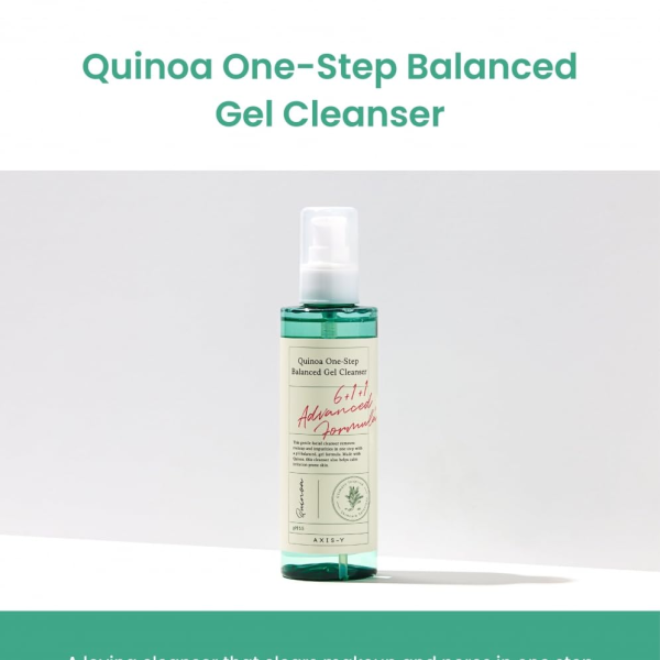 skincare-kbeauty-glowtime-AXIS Y Quinoa One Step BAlanced Gel Cleanser