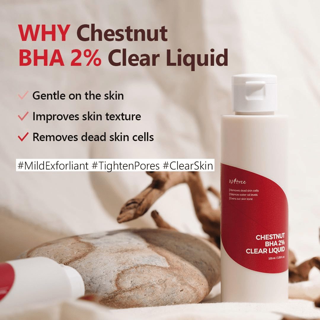 skincare-kbeuaty-glowtime isntree chestnut BHA 2 Clear liquid