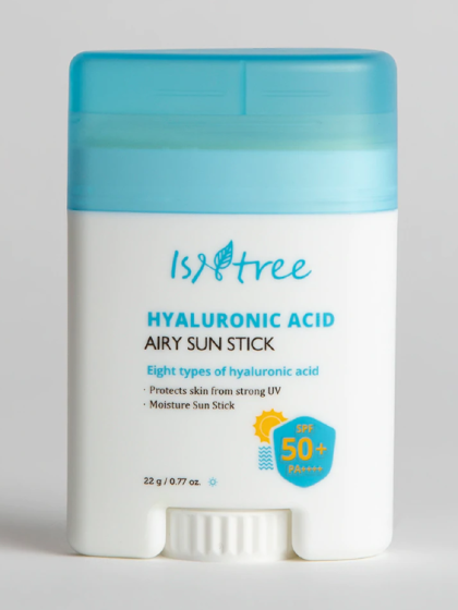 skincare-kbeauty-glowtime-isntree hyaluronic acid airy sun stick