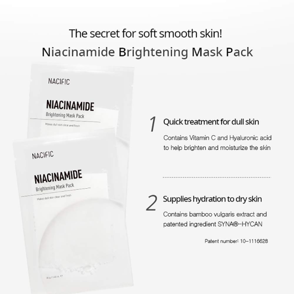 skincare-kbeauty-glowtime- nacific niacinamide mask pack