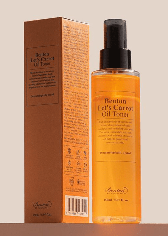 skincare-kbeauty-glowtime-Benton lets carrot oil toner
