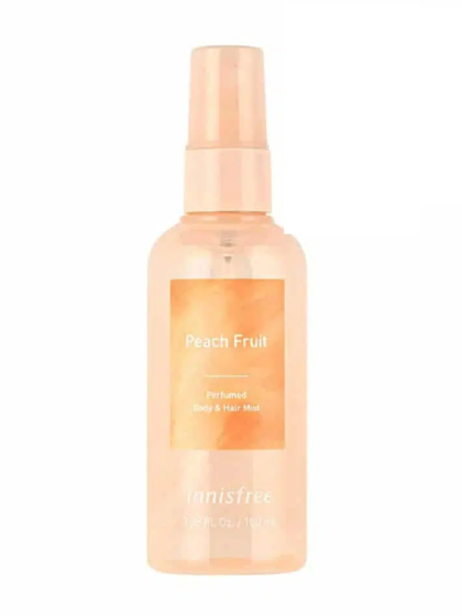 skincare-kbeauty-glowtime-innisfree perfumed hair and body mist peach fruit