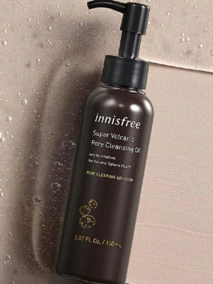 skincare-kbeauty-glowtime-innisfree super volcanic pore cleansing oil