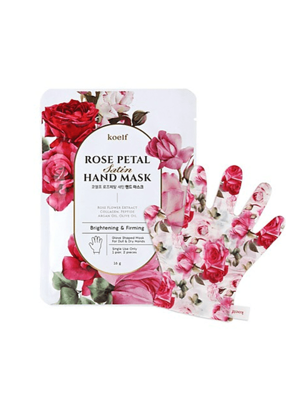 skincare-kbeauty-glowtime-koelf rose petal satin hand mask