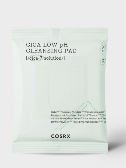 skincare-kbeauty-glowtime-cosrx cica low ph cleansing pad