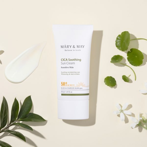 mary & may cica soothing sun cream
