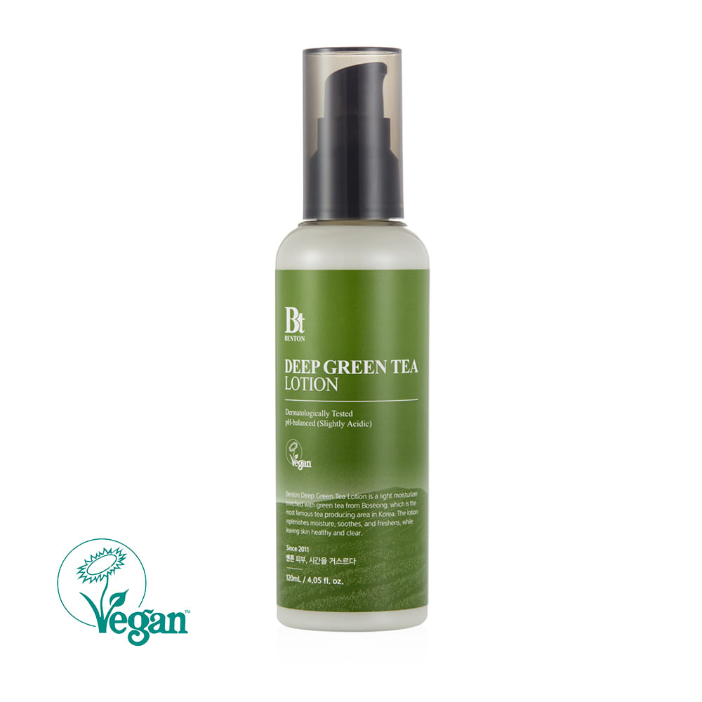 skincare-kbeauty-glowtime-benton deep green tea lotion