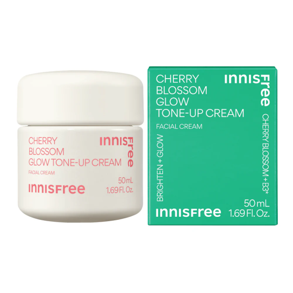 skincare-kbeauty-glowtime-innisfree cherry blossom gow tone up cream