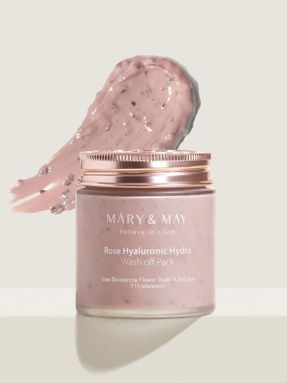 skincare-kbeauty-glowtime-mary & May rose hyaluronic hydra wash off pack