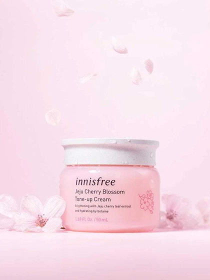 skincare-kbeauty-glowtime-innisfree jeju cherry blossom tone up cream