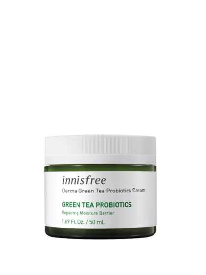 skincare-kbeauty-glowtime-innisfree derma green tea probiotics cream green tea probiotics
