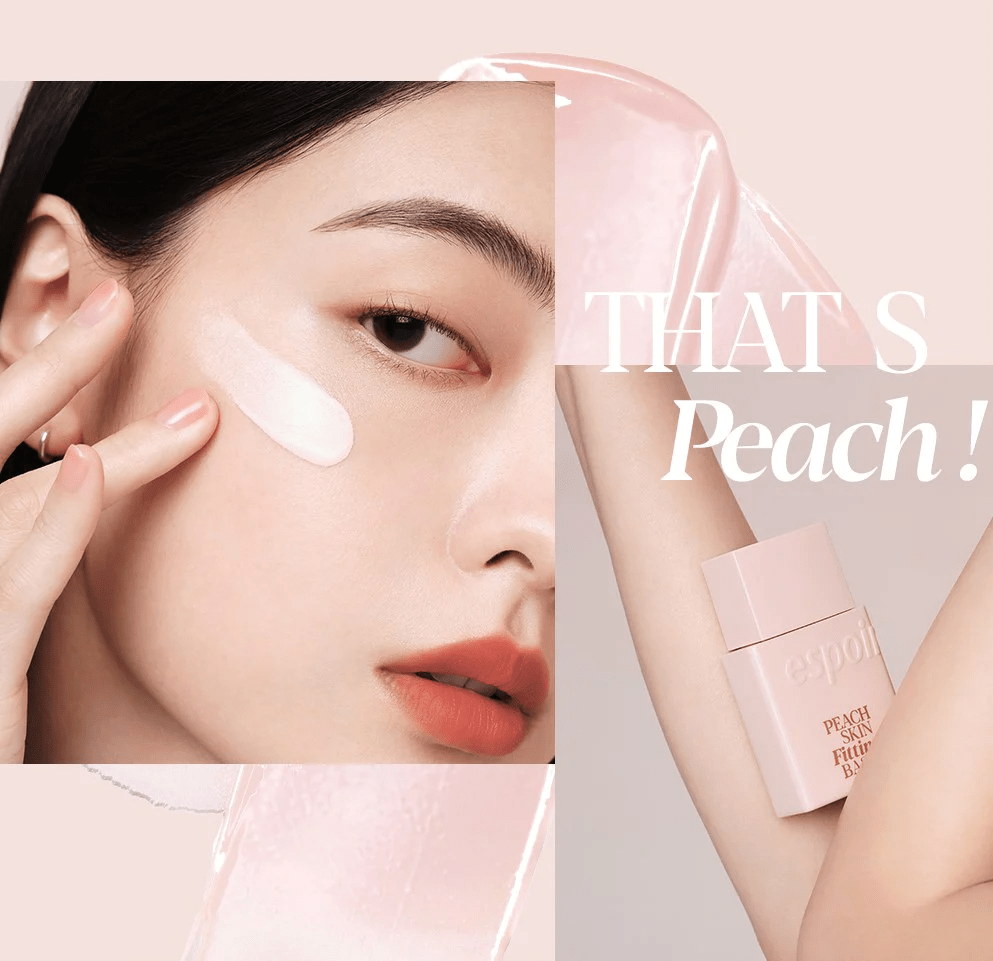 skincare-kbeauty-glowtime-espoir peach skin fitting base