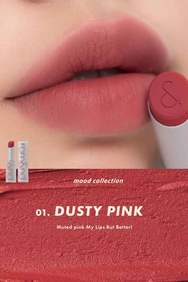 skincare-kbeauty-glowtime-rom&nd zero matte dusty pink 01