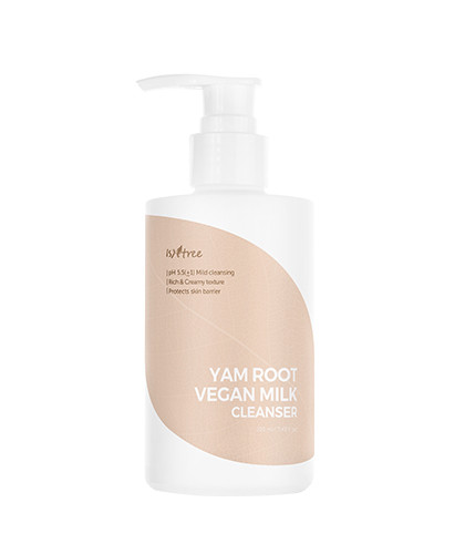 skincare-kbeauty-glowtime-isntree yam root vegan milk cleanser