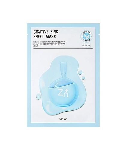 skincare-kbeauty-glowtime-apieu cicative zinc sheet mask