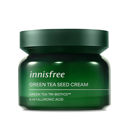 skincare-kbeauty-glowtime-innisfree green tea seed cream green tea tri biotics
