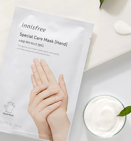 skincare-kbeauty-glowtime-innisfree special care hand mask