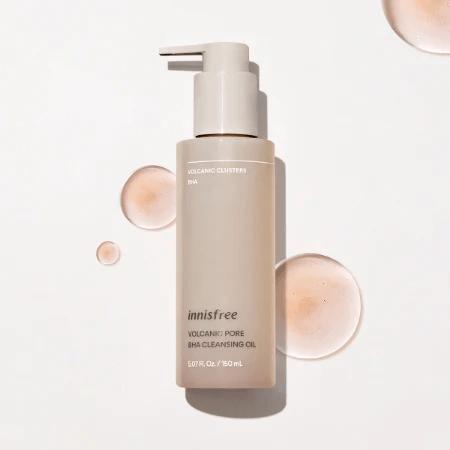 skincare-kbeauty-glowtime-innisfree volcanic pore BHA cleansing oil