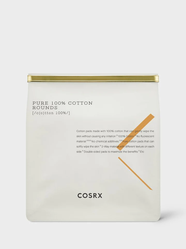 skincare-kbeauty-glowtime-cosrx 100% cotton rounds