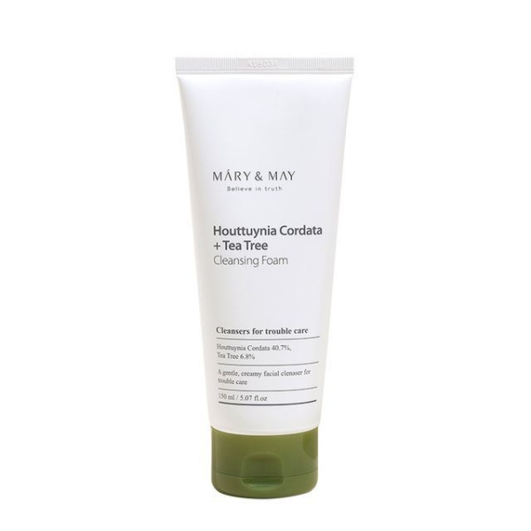 skincare-kbeauty-glowtime-mary & may houttuynia cordata tea tree cleansing foam