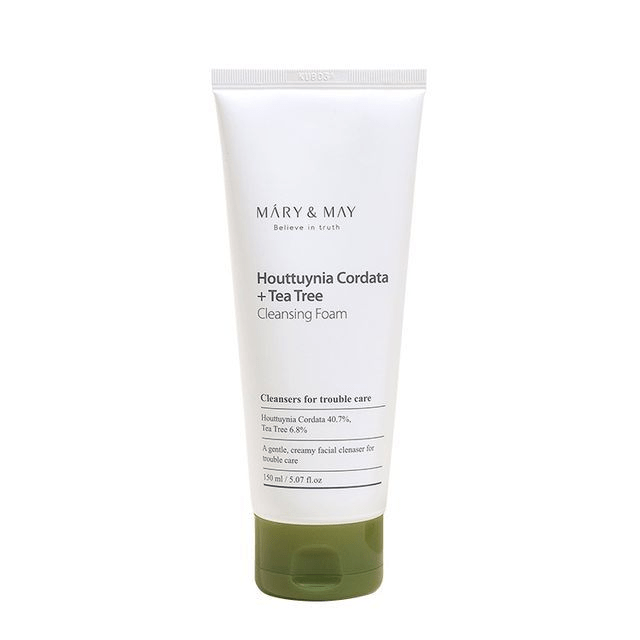 skincare-kbeauty-glowtime-mary & may houttuynia cordata tea tree cleansing foam