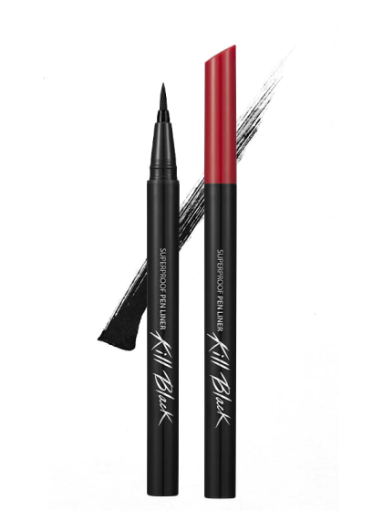 skincare-kbeauty-glowtime-clio superproof pen liner kill black
