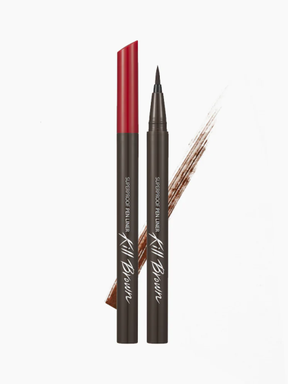 skincare-kbeauty-glowtime-clio superproof pen liner kill brown 02