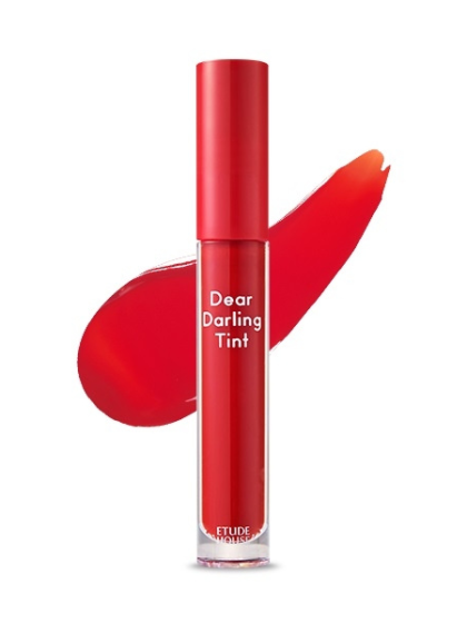skincare-kbeauty-glowtime-etude house dear darling water gel tint chilly red