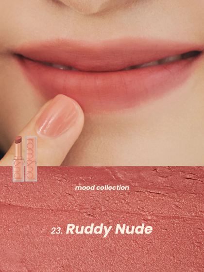 skincare-kbeauty-glowtime-rome&nd zero matte lipstick muteral nude 23 ruddy nude