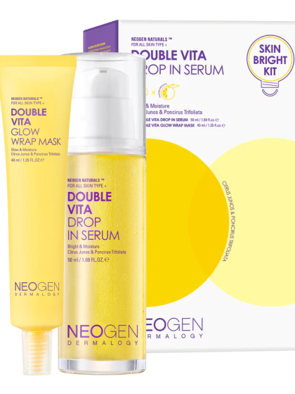 skincare-kbeauty-glowtime-neogen double vita drop in serum skin bright kit