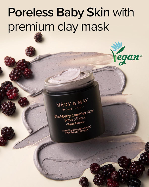 skincare-kbeauty-glowtime-mary and may blackberry complex glow wash off pack