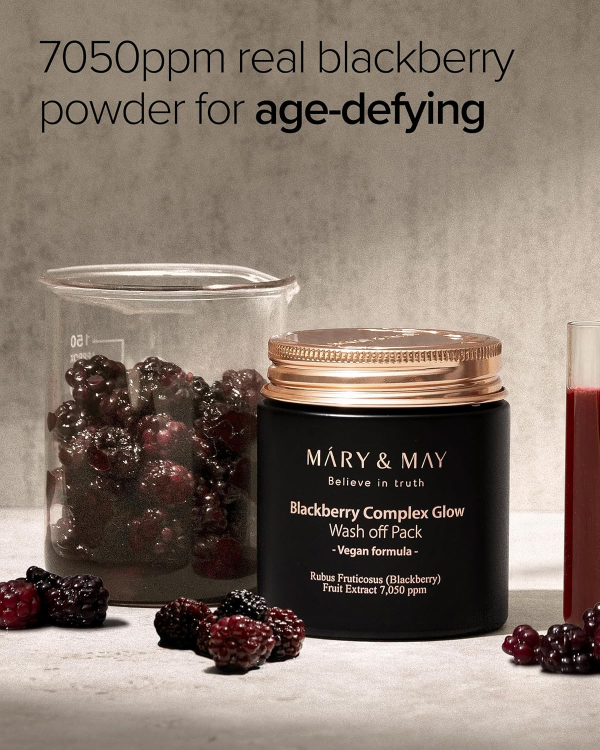skincare-kbeauty-glowtime-mary and may blackberry complex glow wash off pack