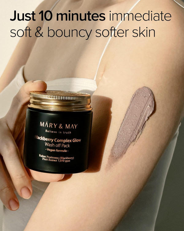 skincare-kbeauty-glowtime-mary and may blackberry complex glow wash off pack