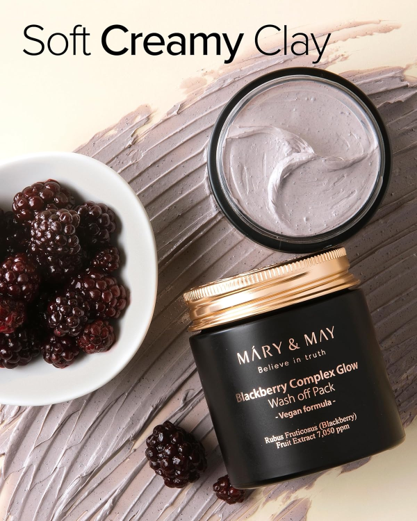 skincare-kbeauty-glowtime-mary and may blackberry complex glow wash off pack