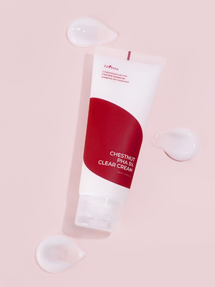 skincare-kbeauty-glowtime-isntree chestnut pha 5% clear cream