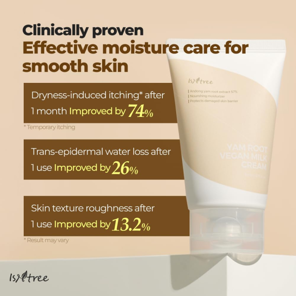 skincare-kbeauty-glowtime-isntree yam root vegan milk cream