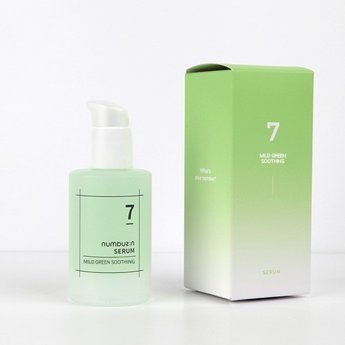 skincare-kbeauty-glowtime-numbuzin no 7 mild green soothing serum