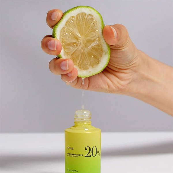 skincare-kbeauty-glowtime-anua green lemon vita c blemish serum