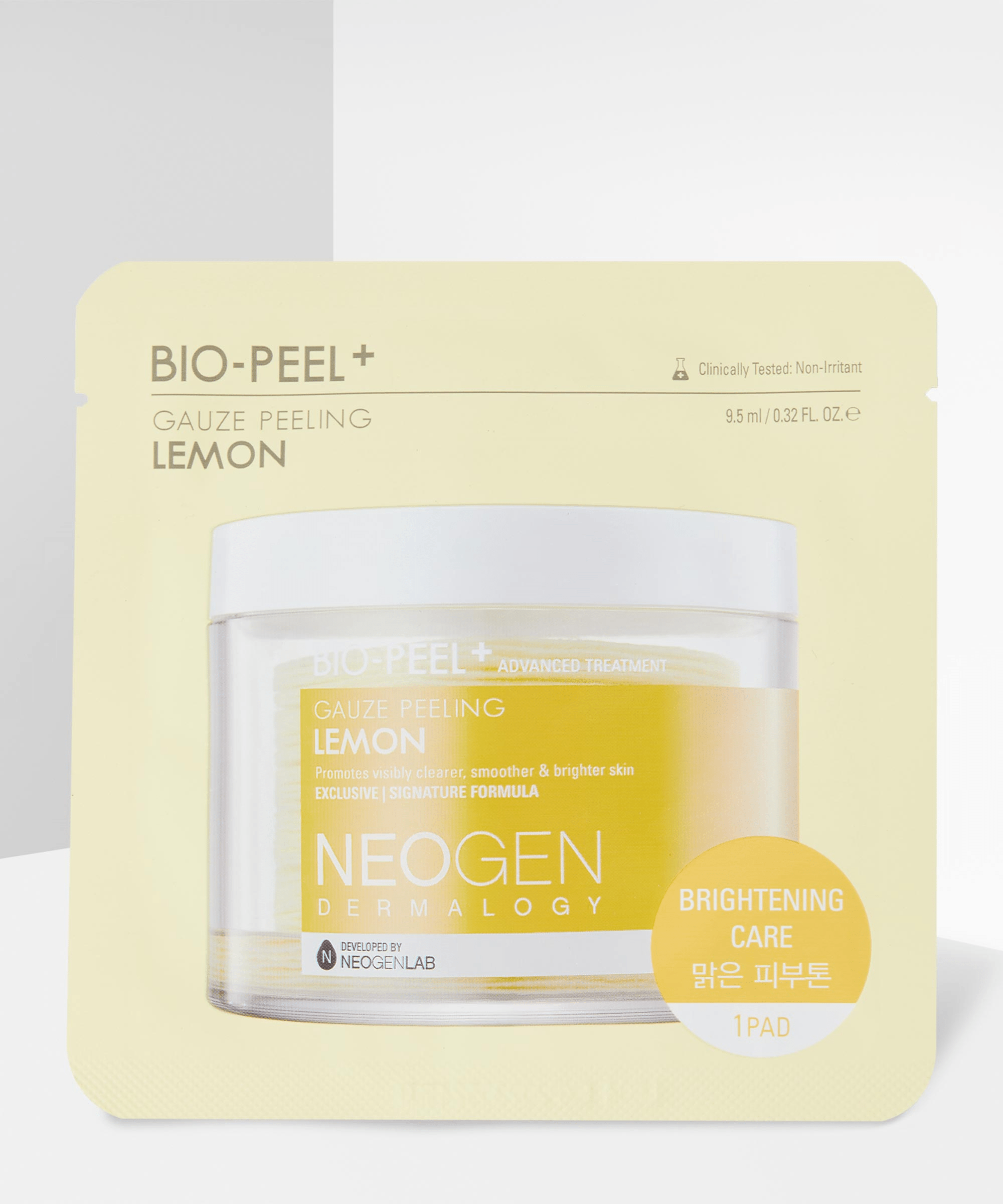 skincare-kbeauty-glowtime-neogen dermalogy lemon peeling 1 pad