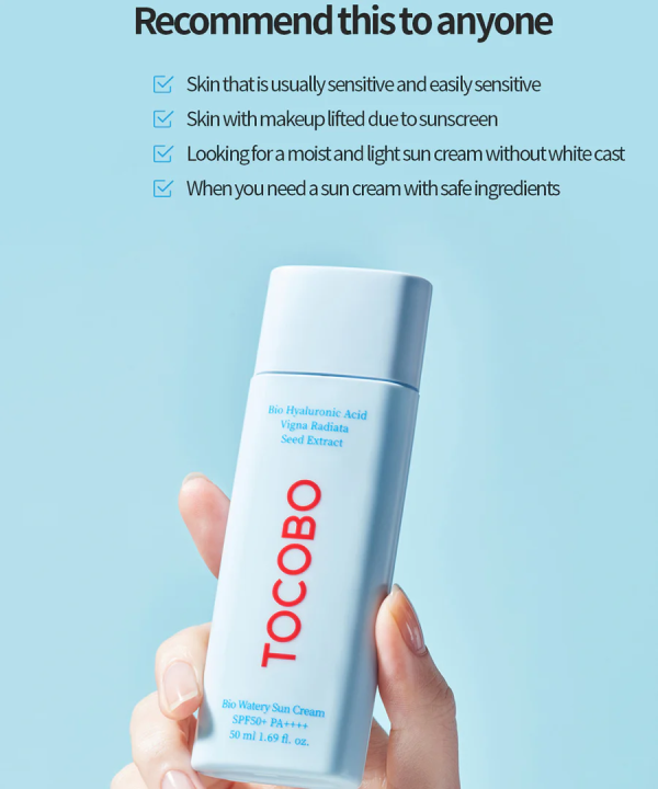 skincare-kbeauty-glowtime- tocobo bio watery sun cream