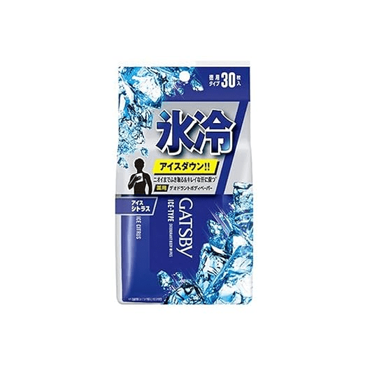 skincare-kbeauty-glowtime-gatsby ice deo body paper unscented