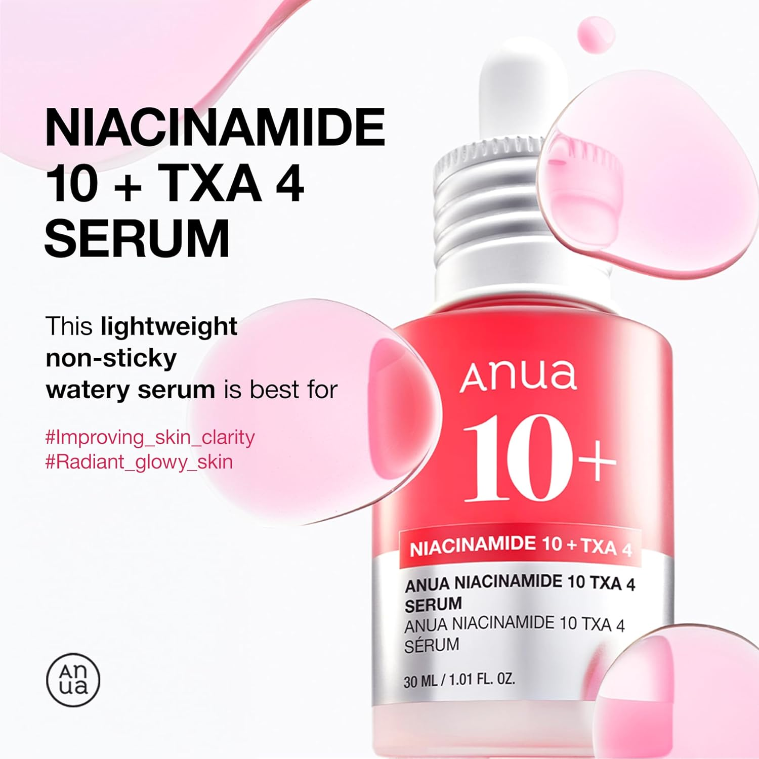 skincare-kbeauty-glowtime-anua niacinamide 10+ TXA 4 serum